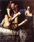 Judith Canvas Paintings - Judith Beheading Holofernes
